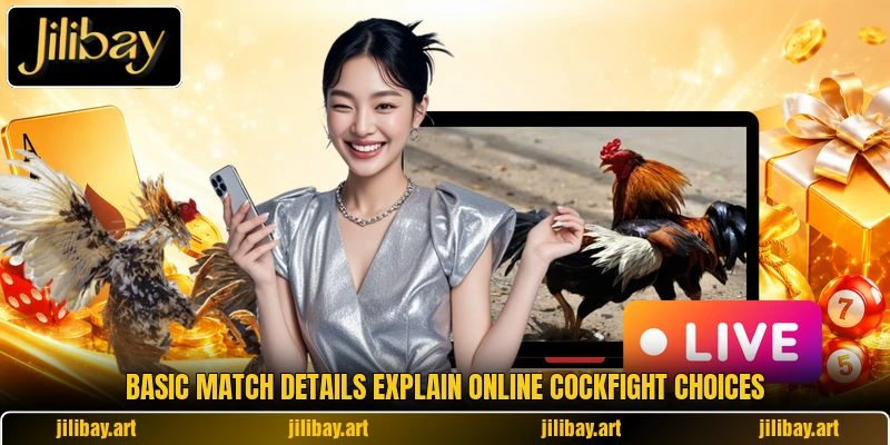 Basic match details explain online cockfight choices