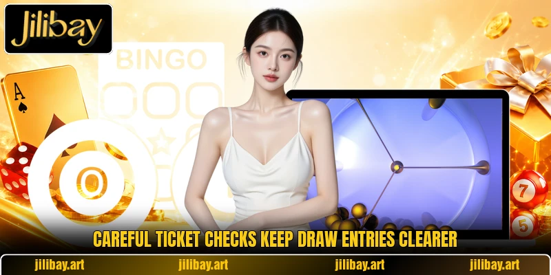 Careful ticket checks keep draw entries clearer