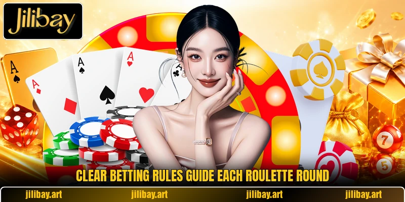 Clear betting rules guide each roulette round