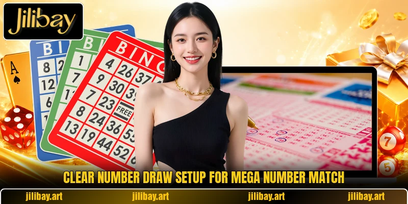 Clear number draw setup for Mega Number Match Clear number draw setup for Mega Number Match