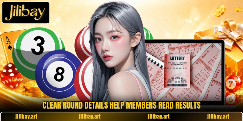 Clear round details help members read results Clear round details help members read results