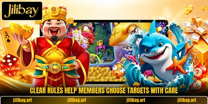 Clear rules help members choose targets with care Clear rules help members choose targets with care