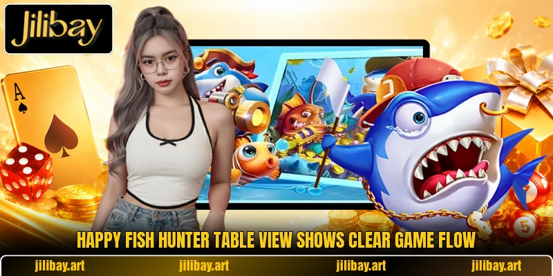 Happy Fish Hunter table view shows clear game flow
