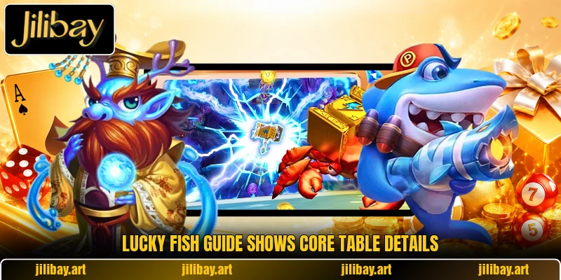 Lucky Fish guide shows core table details
