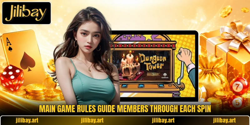 Main game rules guide members through each spin Main game rules guide members through each spin