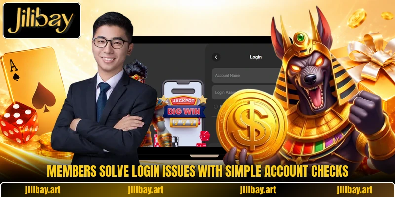 Members solve login issues with simple account checks