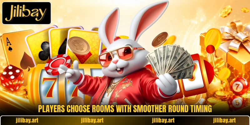 Players choose rooms with smoother round timing