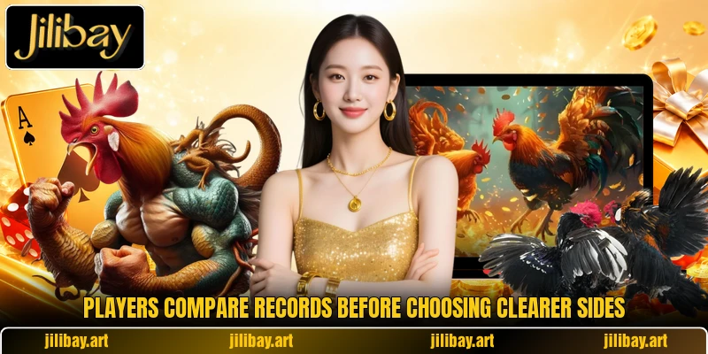 Players compare records before choosing clearer sides Players compare records before choosing clearer sides